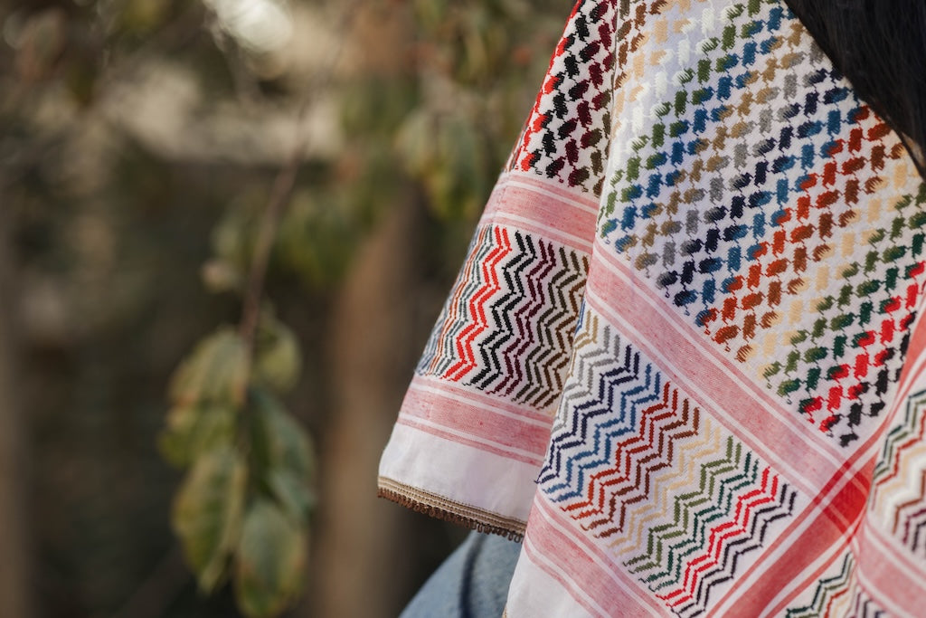 Nablus Rainbow Kufiya