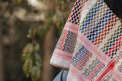 Nablus Rainbow Kufiya