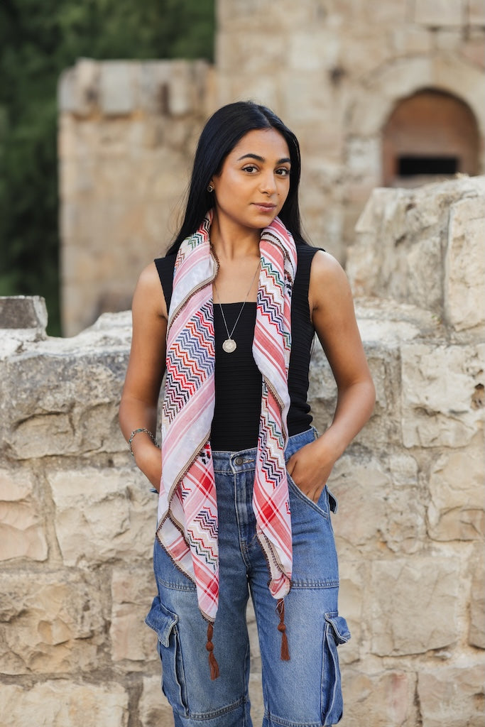 Nablus Rainbow Kufiya