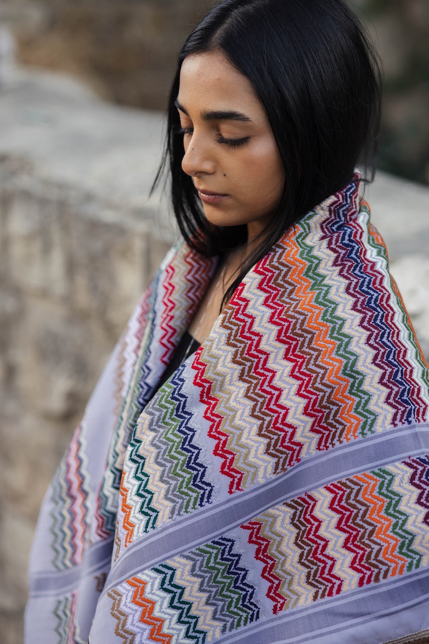 Nablus Seawaves of Gaza Kufiya