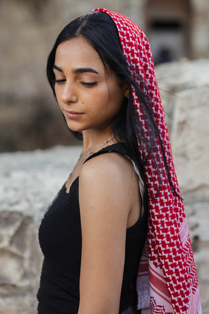 Nablus Red Kufiya