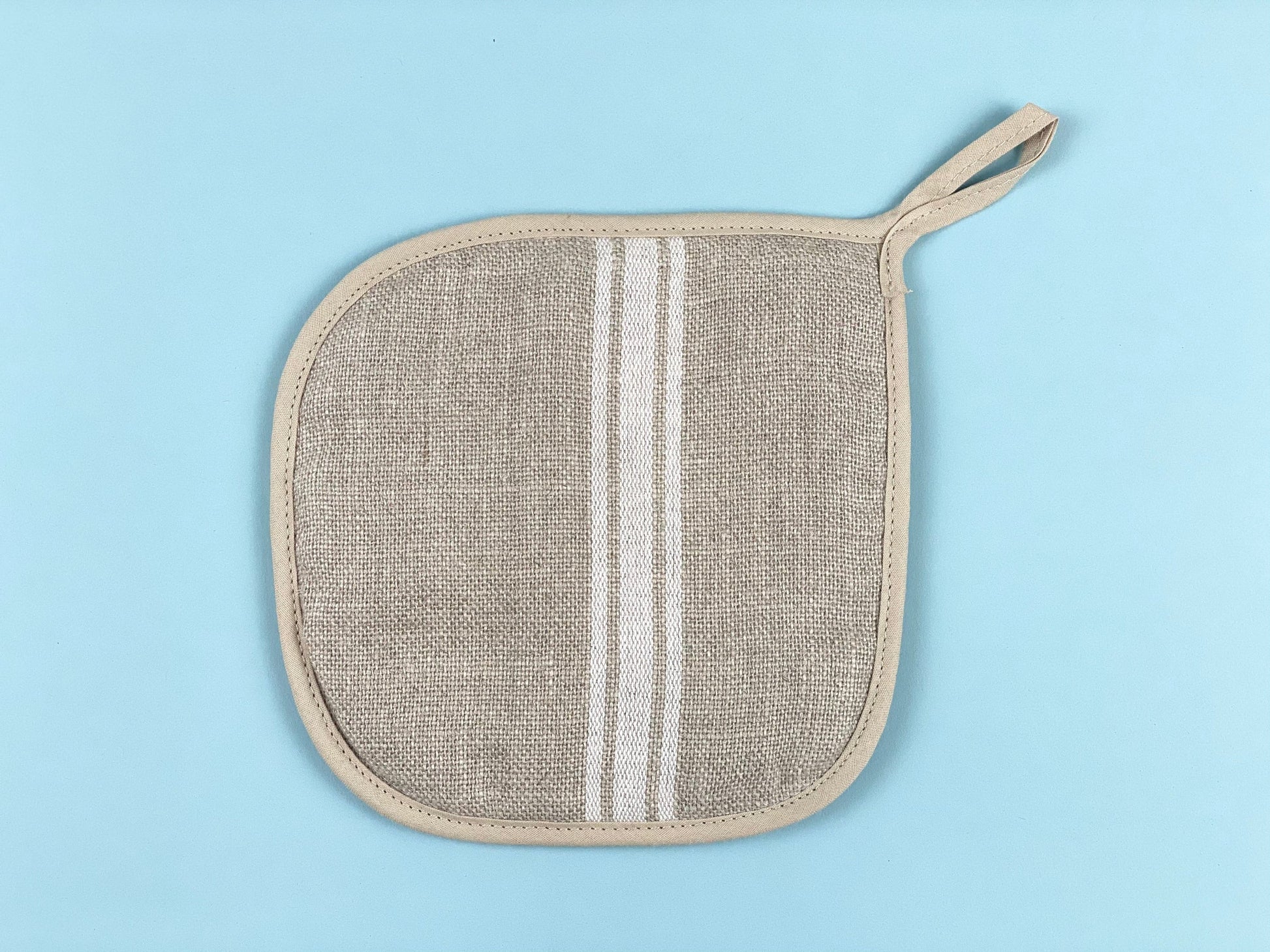 POT HOLDER –white - ZIZI linen home textiles