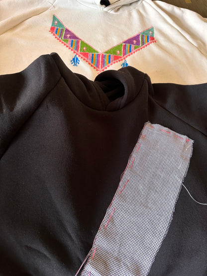 Hand Stitched Tatreez Hoodie [Preorder]